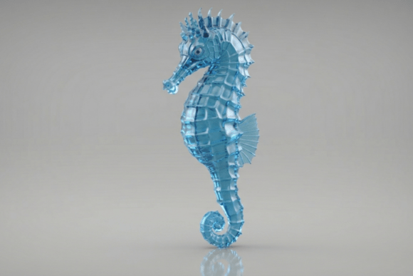3D Printable SeaHorse: A Versatile Decorative Model