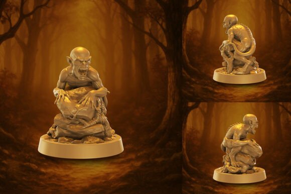 Bring Primal Terror to Your Tabletop with Miregnaw 3D Printable Tabletop Miniature