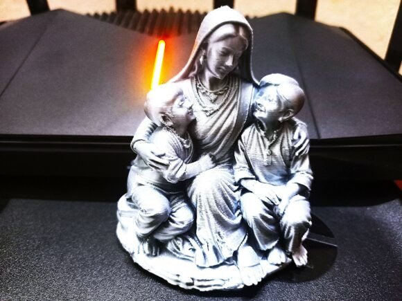 Celebrating Happy Mother with Sons in Design