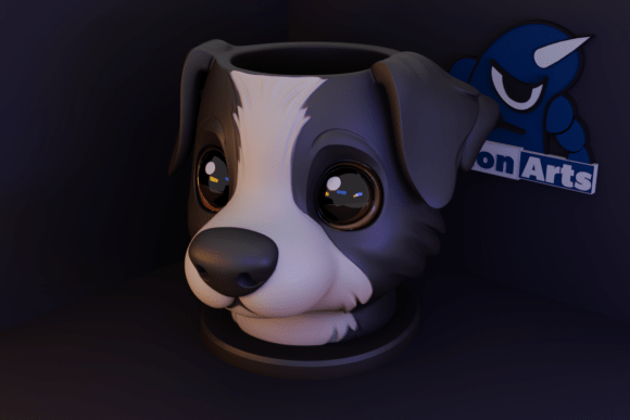 Charming Cute Dog Bowl for Home and Office