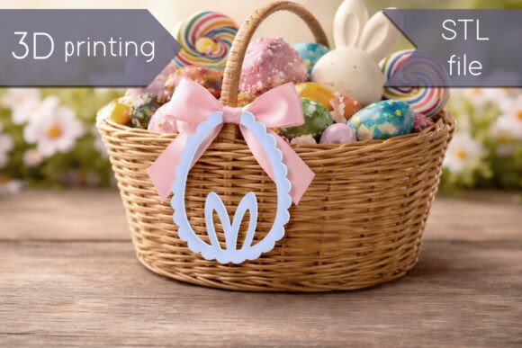 Charming Easter Basket Gift Tags and 3D Easter Eggs for Your Seasonal Decor