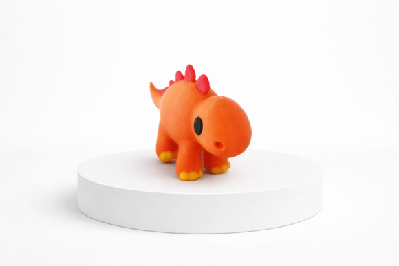 Cute Dinosaur: A Charming 3D Print for All Ages