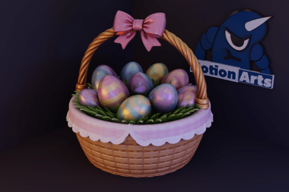 Discover the Charm of the Cartoon Easter Egg Basket