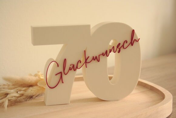 Exploring 70 Glückwunsch Dekoration 3D Druck: A Versatile and Creative Solution