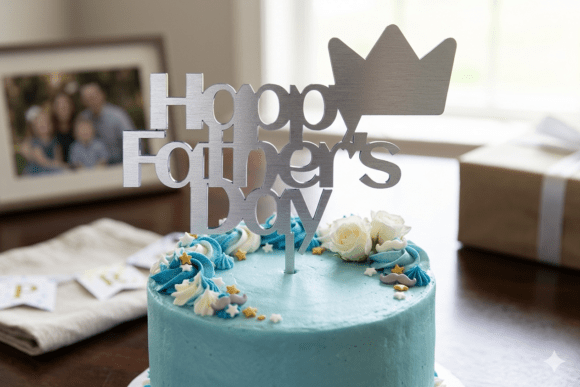 Father's Day Cake Topper: A Perfect Addition to Celebrate Dad