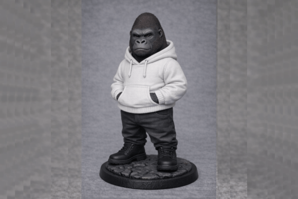 Hoodie Gorilla 3D Print: A Versatile and Creative Addition to Your Space