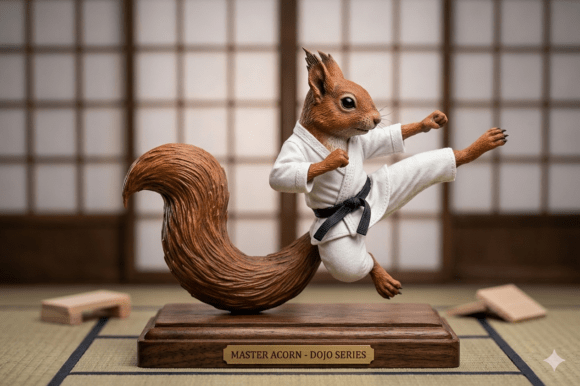Meet Kung-Fu Squirrel: A 3D Printable Hero with Unmatched Fighting Skills