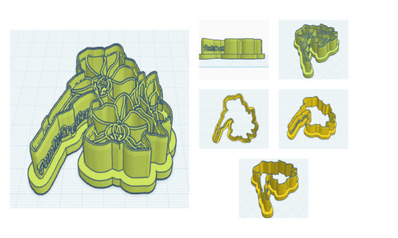 Orchid Cookie Cutters: Nature-Inspired Elegance