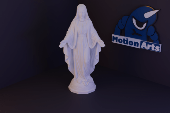 Statue of Our Lady: A Timeless Symbol of Serenity and Devotion in 3D Printing