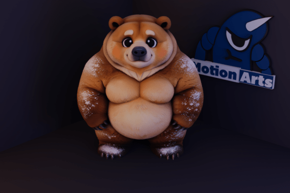 Strategic Use of the Cartoon Bear in 3D Printing and Decor