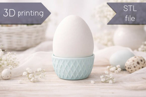 Transform Your Easter Decor with the Easter Egg Holder STL File